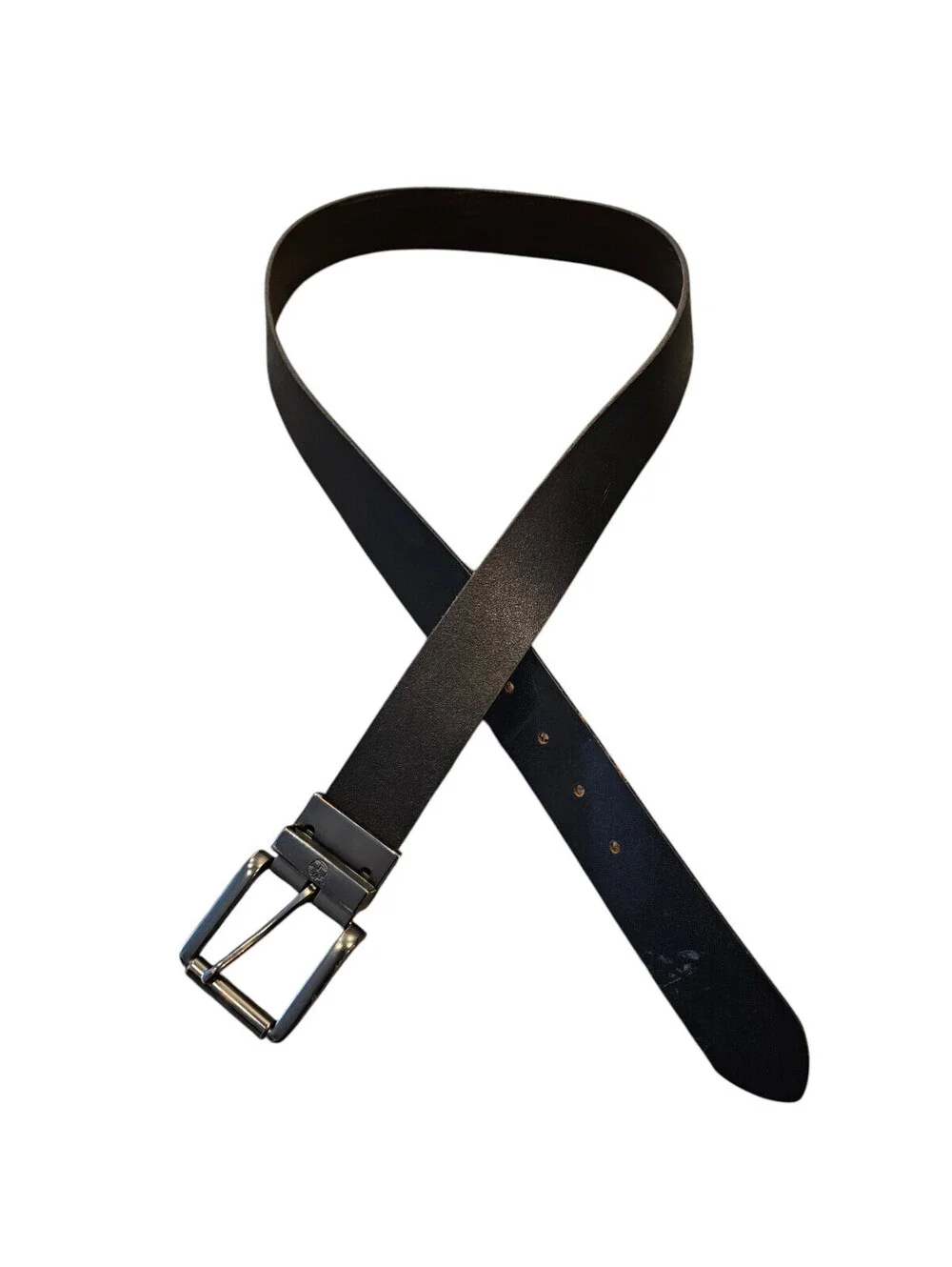Timberland Mens Sz 32 Reversible Leather Belt Black Brown